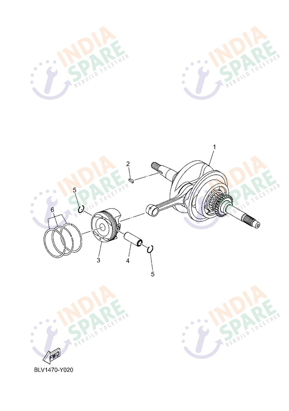 CRANKSHAFT & PISTON